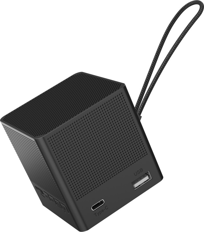 Portronics Bounce 2 Portable Wireless with in-Built FM Radio 5 W Bluetooth Speaker (Black, Mono Channel)