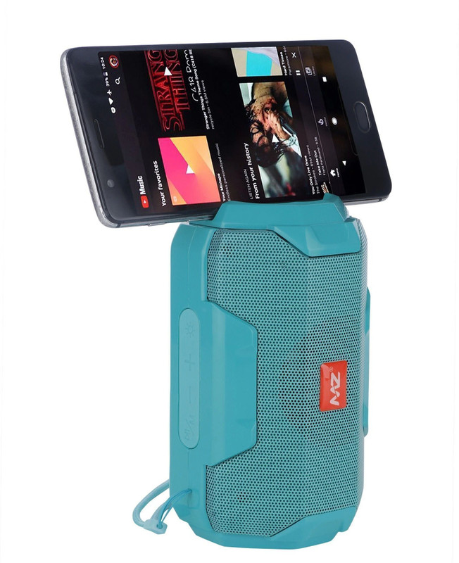 MZ 206 (PORTABLE BLUETOOTH SPEAKER) Dynamic Thunder Sound With High Bass, Mobile Stand, Built-In Torch 10 W Bluetooth Speaker(Green, Stereo Channel)