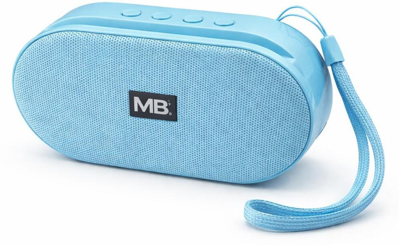 MICROBOTS 6 watt bluetooth spaker dj speaker 6 W Bluetooth Speaker(Sky Blue, 2.0 Channel)