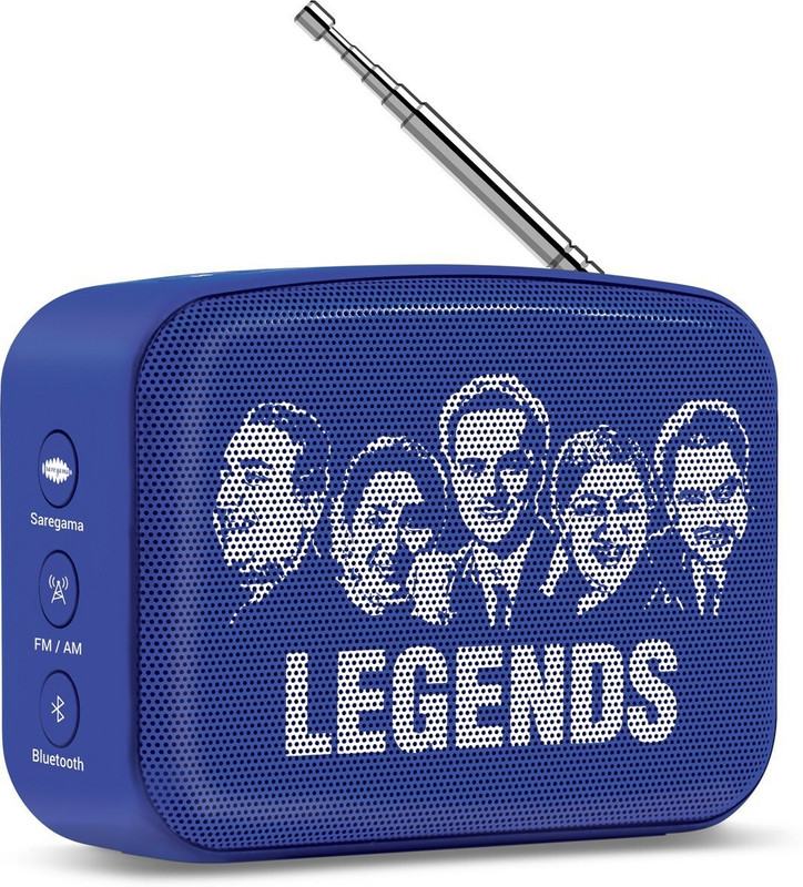 SAREGAMA Mini Hindi 5 W Bluetooth Speaker(Regal Blue, Stereo Channel)