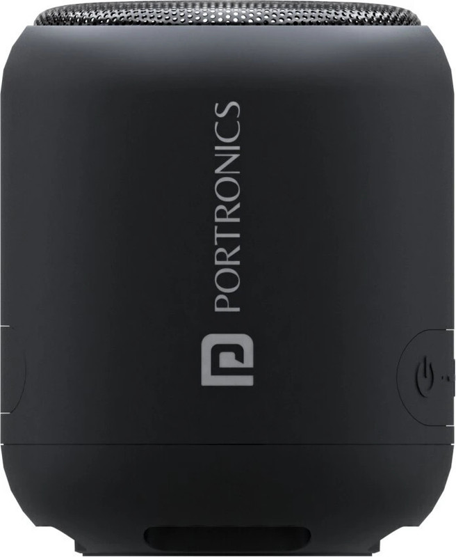 Portronics SoundDrum 1 12W TWS Portable & Type C Charging 10 W Bluetooth Speaker(Black, Mono Channel)