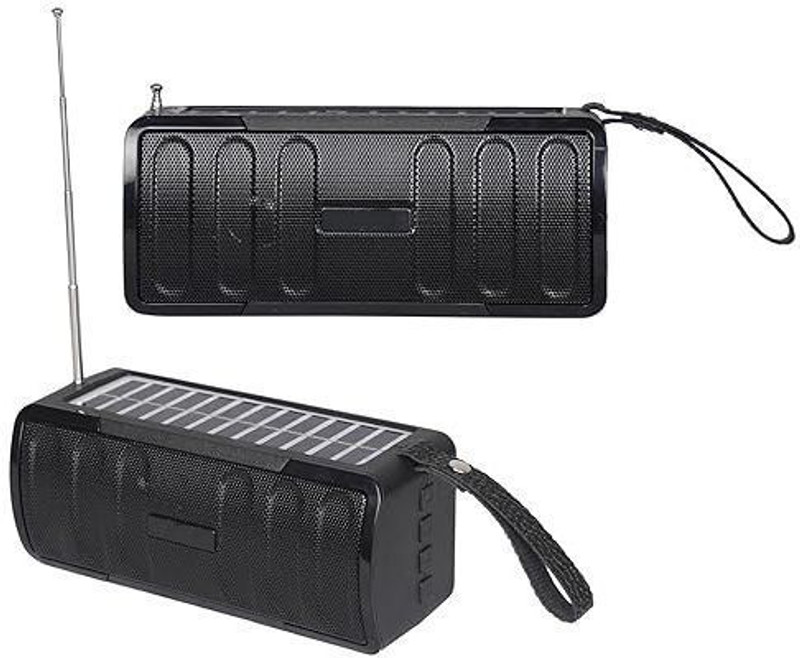 SUNFREE Portable Wireless Solar Bluetooth Speaker with FM Radio, USB, SD Card Support 15 W Bluetooth Speaker(Black, 5.1 Channel)