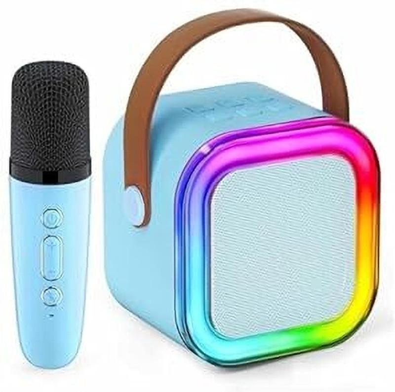 StonSell K12 Wireless Karaoke Bluetooth Speaker With Mic For Kids | Voice Changing Effect(Pink)