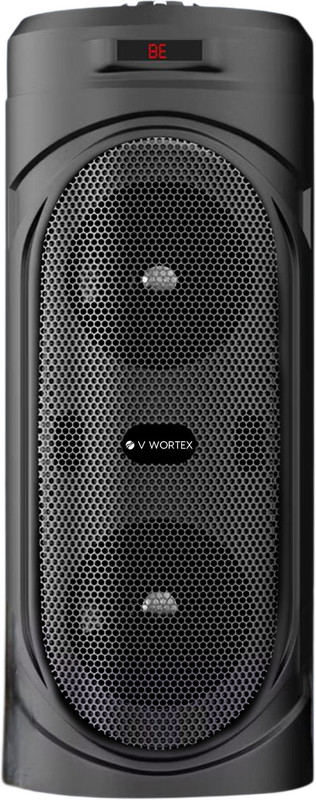 V WORTEX WIRELESS BLUETOOTH TOWER SPEAKER HD Quality Sound 30 W Bluetooth Speaker(Black, 5.0 Channel)
