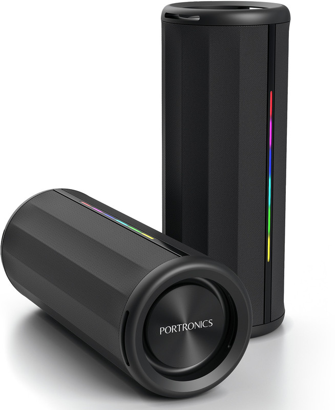 Portronics 40W HD Sound Bluetooth Speaker,Dual Radiator,5 Hrs Playtime,AUX/USB In 40 W Bluetooth Speaker(Black, Stereo Channel)