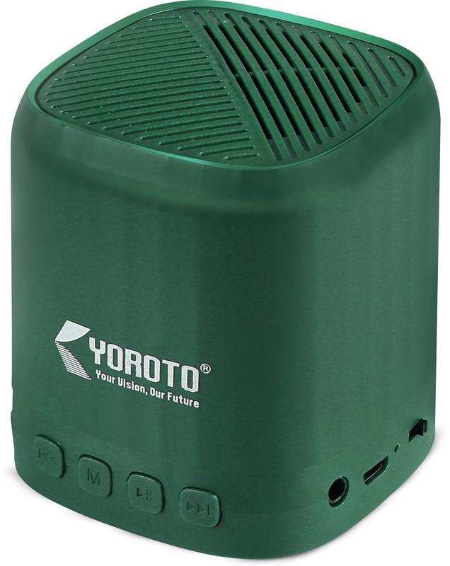 YOROTO High Power Wireless Speaker with Thunder Bass, HD Stereo Sound, 6H Playtime 12 W Bluetooth Speaker(Black, Orange, Stereo Channel)