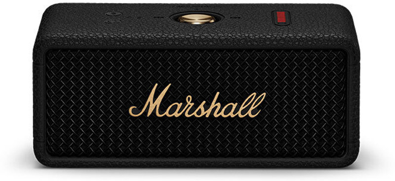 Marshall Emberton II Portable 30+Hour Playtime, 360degree Sound, Waterproof 20 W Bluetooth Speaker(Black, Brass, Stereo Channel)