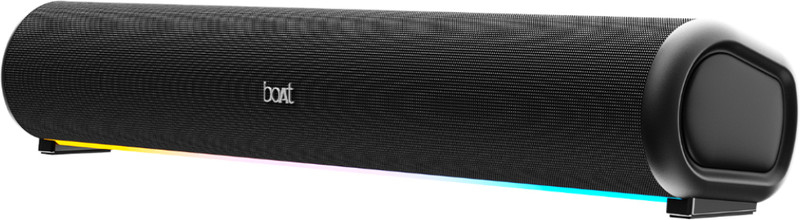 boAt Aavante Bar 950,Stream Free Music on JioSaavn, Dual Passive Radiators,7H Battery 40 W Bluetooth Speaker(Premium Black, 2.0 Channel)