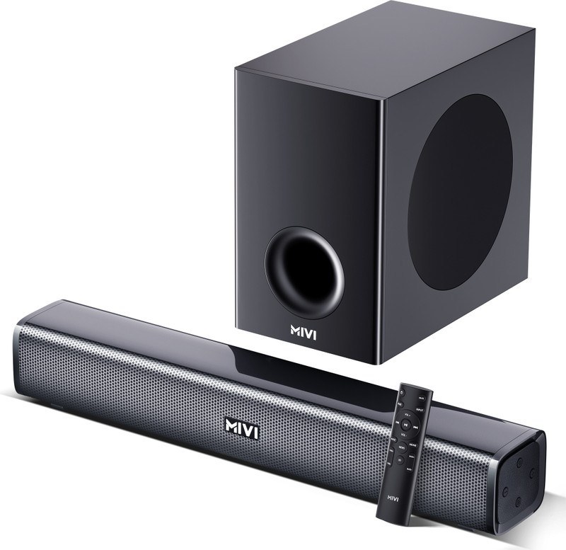 Mivi Fort H120 Soundbar, 120 Watts, 2.1 Channel
