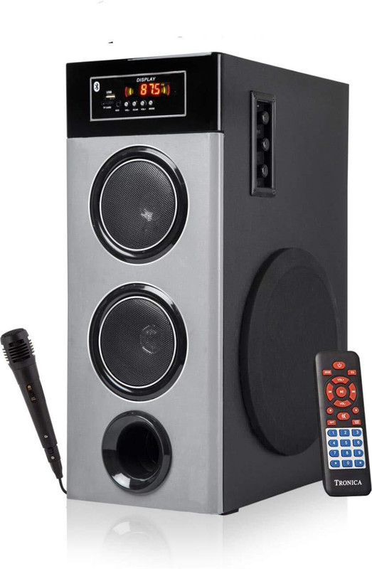 TRONICA RIDHAM 6 INCHES 90 W Bluetooth PA Speaker(Grey, 2.1 Channel)
