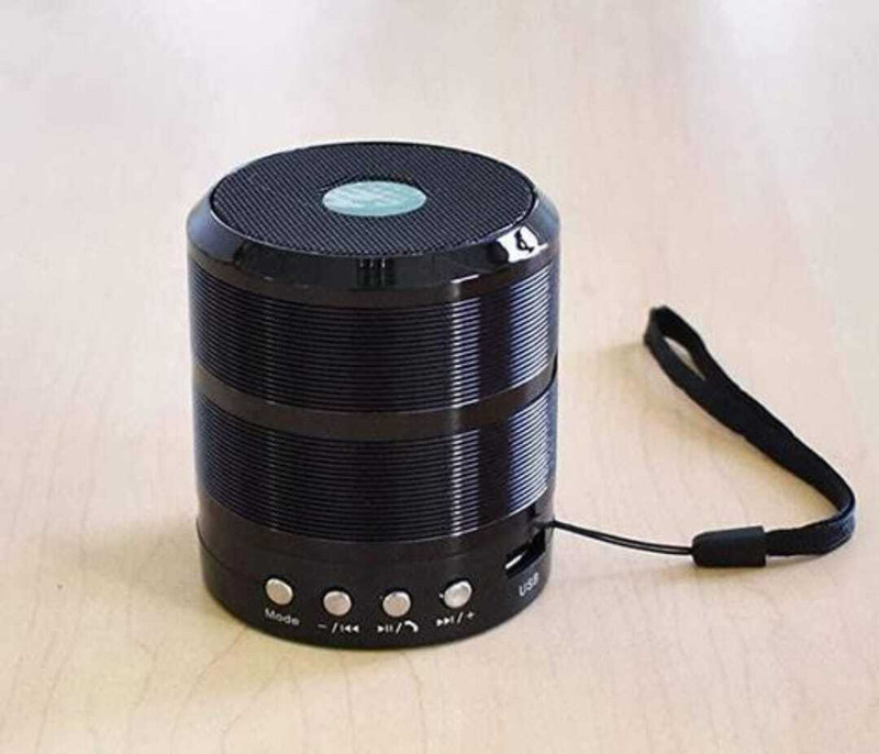 ANANDANI WS-887 Bluetooth Speaker with FM Radio, Memory Card Slot, AUX Input Mode, 5 W Bluetooth Party Speaker(Black, 4.2 Channel)