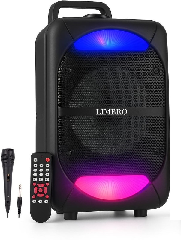 LIMBRO bluetooth speaker with mic 1000 W Bluetooth Home Theatre(Black, 2.0 Channel)
