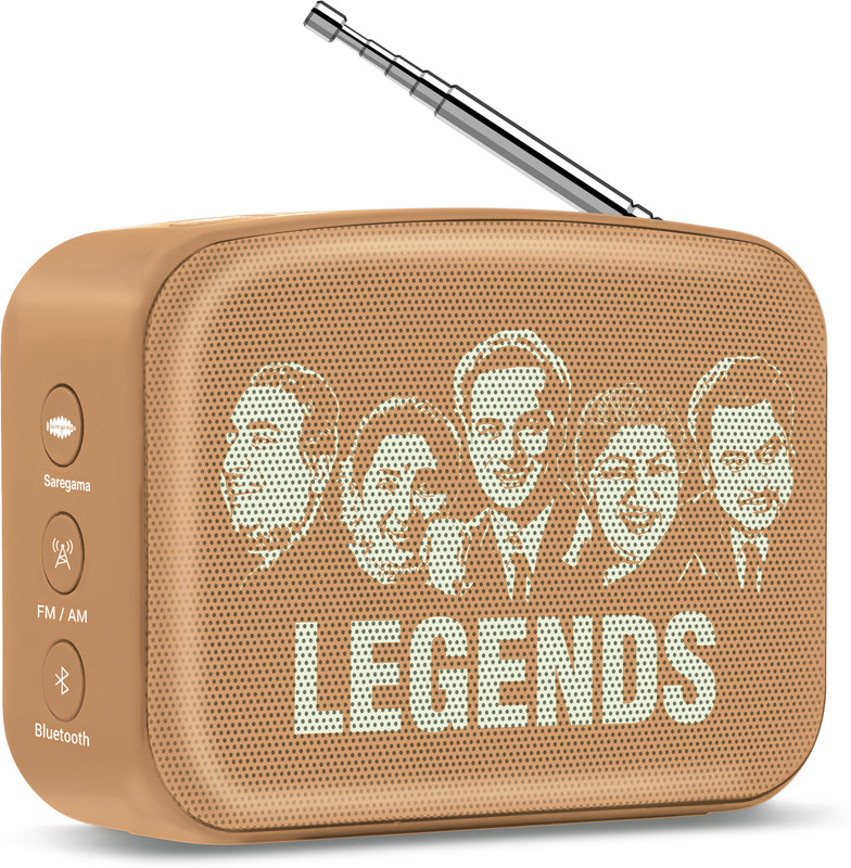 SAREGAMA Carvaan Mini Pop Hindi Music Player with 401 Pre-loaded Retro Songs 5 W Bluetooth Speaker(Chocolate Brown, Stereo Channel)