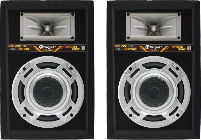 Target TT-RS-MS-310 HI-FI SOUND MULTIMEDIA SPEAKER 6"x2 NOS WITH TWEETERS 120 W Party Speaker(Black, 2.0 Channel)