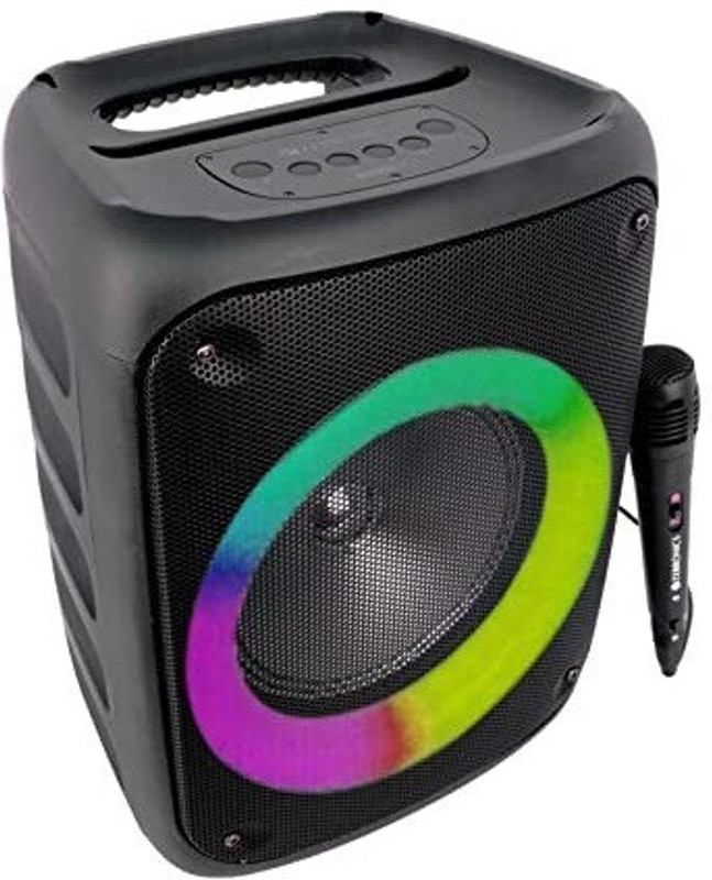 ZEBRONICS Buddy 500, BT v5.0, 5H Backup, USB, mSD, AUX 25 W Bluetooth Party Speaker(Black, Mono Channel)