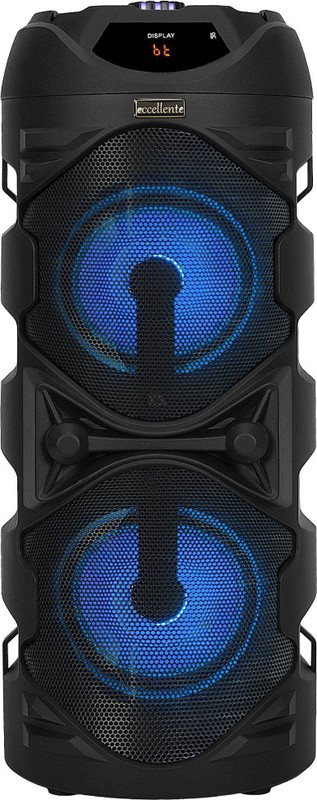 Eccellente Portable with 8 Hours Playback, RGB LED, 40 W Bluetooth Party Speaker(Black, 2.0 Channel)