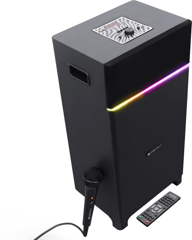 ZEBRONICS Beast 501 BT v5.0 | USB | mSD| AUX, TWS 80 W Bluetooth Home Audio Speaker(Black, Stereo Channel)