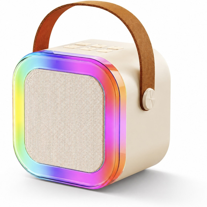 YGM Acoustic Foams Portable Karaoke Kids Speaker, 5-6 Hrs Playtime, 5W Bluetooth Party Speaker 5 W Bluetooth Party Speaker(Beige, 2.1 Channel)