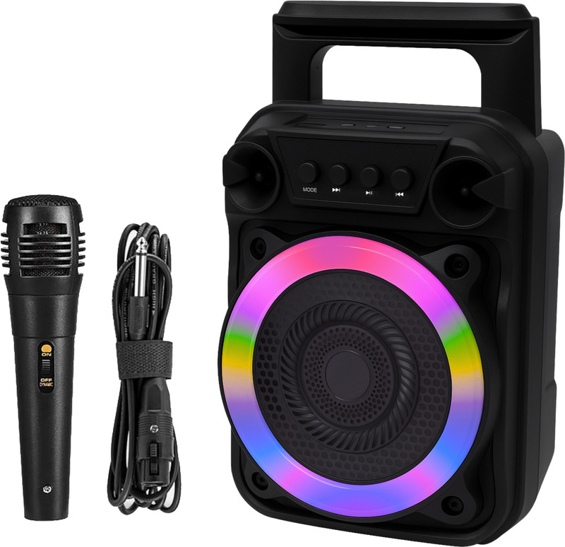 Musify Premium Wireless Portable Bluetooth Speaker with Mic | Hi-Fi Sound | Deep Bass 10 W Bluetooth Speaker(Black, Stereo Channel)