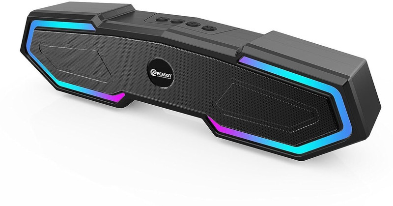 reason Blaze B20 12W Bluetooth Speaker, 12Hr Playtime with USB, SD Card, AUX, FM, Call 10 W Bluetooth Party Speaker(Blue, Stereo Channel)