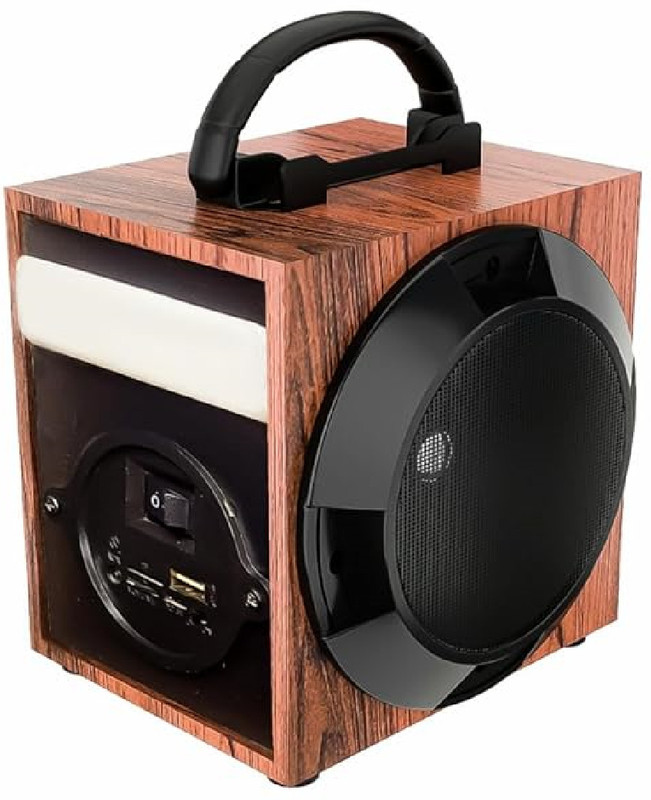XTOUCH Nano Bluetooth speaker 10 W Bluetooth Party Speaker(Brown, 5.1 Channel)