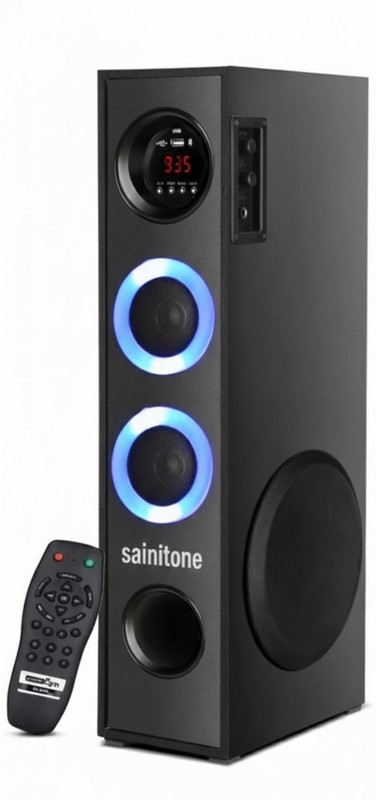 Sainitone ST 05 Black RGB 120 W Bluetooth Party Speaker(Black, 3 Channel)
