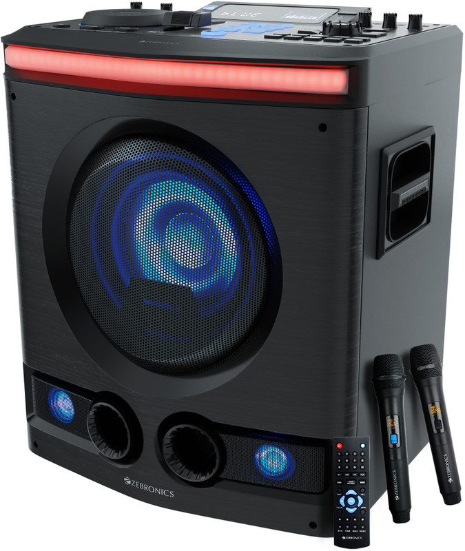 ZEBRONICS Thrum (WSPK 2) DJ , Karaoke Maker , Bass , 230 W Bluetooth Party Speaker(Black, Stereo Channel)
