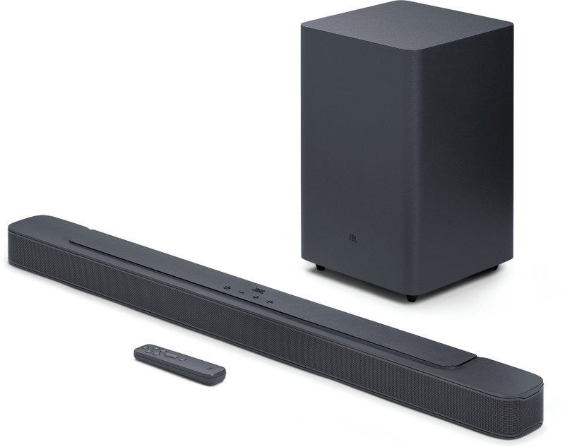 JBL Bar 2.1 Deep Bass (MK2), Dolby Digital, Wireless 6.5" Subwoofer, HDMI 300 W Bluetooth Soundbar(Black, 2.1 Channel)