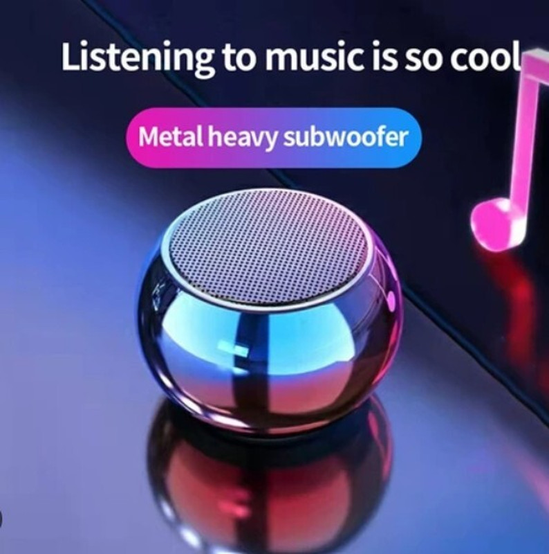 RGV M4 Mini Boost Portable Bluetooth Mini Dynamic Metal Sound with Google, Alexa & Siri Assistant Smart Speaker(Multicolor)