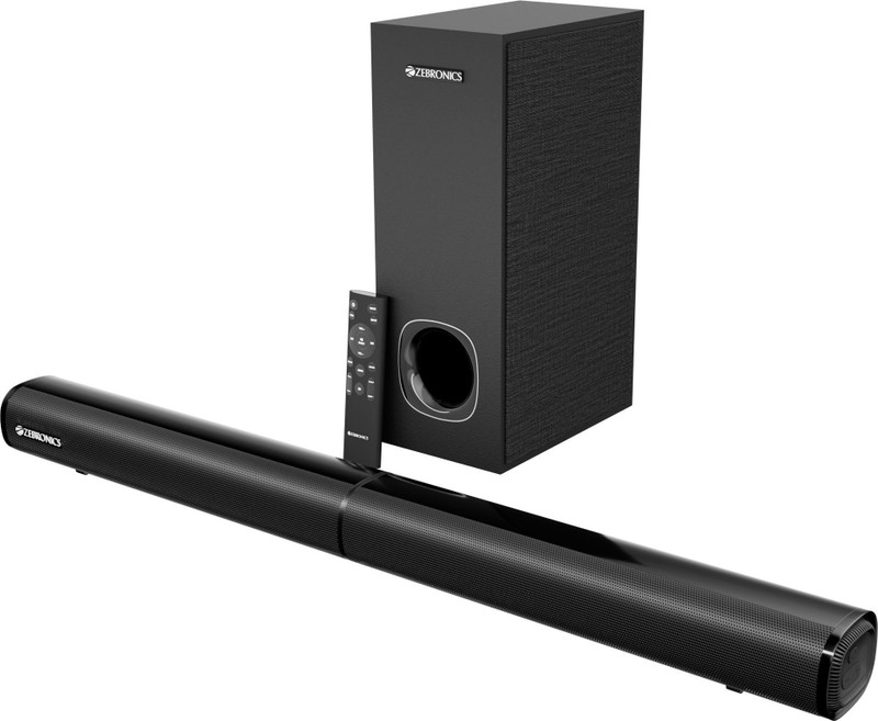 ZEBRONICS Zeb-Juke Bar 3910 (Zeb-SBSPK C18) 120 W Bluetooth Soundbar(Black, 2.1 Channel)