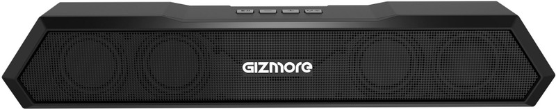 Gizmore Gizbar 1200 TWS Function & Matte Finish with Aqad Mode for Upto 6 Hours Playtime 12 W Bluetooth Speaker(Black, Stereo Channel)