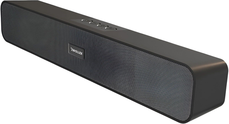 ZWOLLEX High Sound Quality tv Sound Bar with detachable subwoofer SoundBar surround 10 W Bluetooth Soundbar(Black, Stereo Channel)