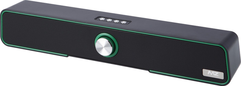 MZ M51 (PORTABLE HOME TV SOUNDBAR) Dynamic Thunder Sound 2400mAh Battery 10 W Bluetooth Soundbar(Black, Stereo Channel)