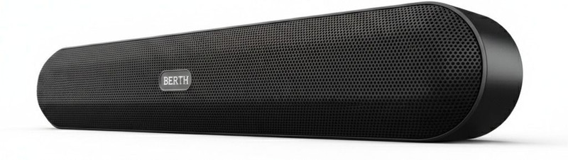 BERTH Venero SB 75 Wireless for TV, Powerful Bass Home Theatre Speaker With RGB light 16 W Bluetooth Soundbar(Multicolor, 2.0 Channel)