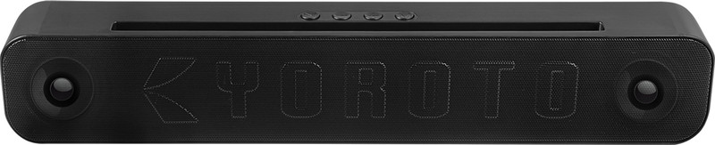 YOROTO Wireless Superior Sound bar with Ear-Shaking Sound & Ultra Powerful Bass 20 W Bluetooth Soundbar(Black, Stereo Channel)