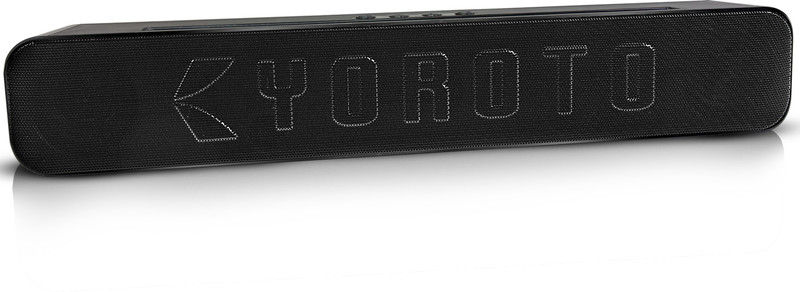 YOROTO Wireless Superior Sound bar with Ear-Shaking Sound & Thunderfull Bass 20 W Bluetooth Soundbar(Black, 2.0 Channel)