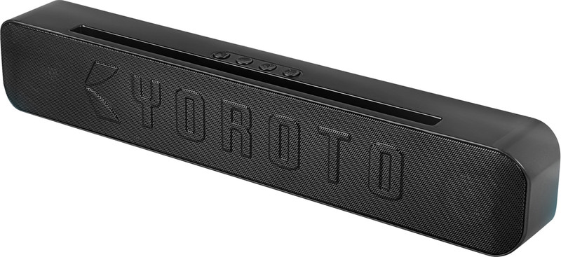 YOROTO Wireless Superior Sound bar with Ear-Shaking Sound & Thunder Powerful Bass 20 W Bluetooth Soundbar(Black, 2.0 Channel)