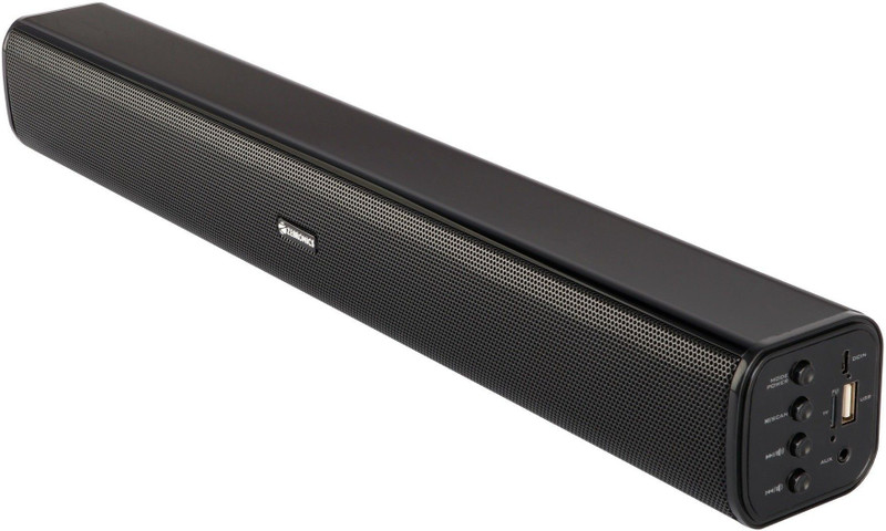 ZEBRONICS Vita Pro, Dual drivers,Upto 10H Playback,TWS, AUX/USB/mSD,LED display,wall mount 24 W Bluetooth Speaker(Black, Stereo Channel)