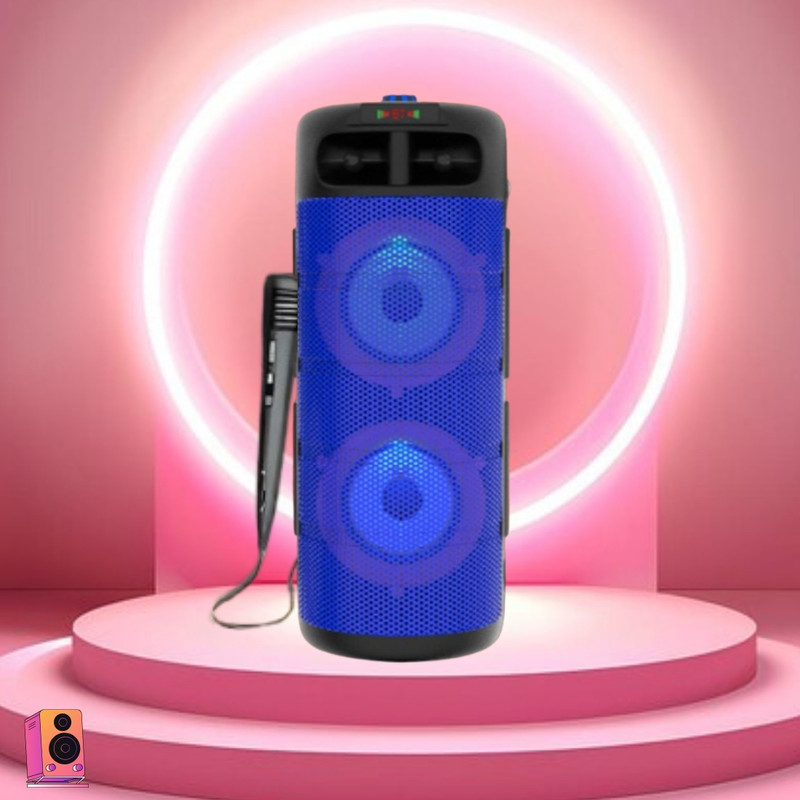 YAROH Paris (WIRELESS BLUETOOTH TOWER SPEAKER)HD Sound Quality With Mic &RGB LightQ340 40 W Bluetooth Tower Speaker(Black, 4.1 Channel)