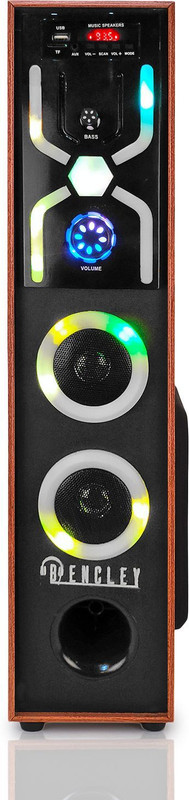 Bencley NS004 50 W Bluetooth Tower Speaker(Brown, 2.1 Channel)