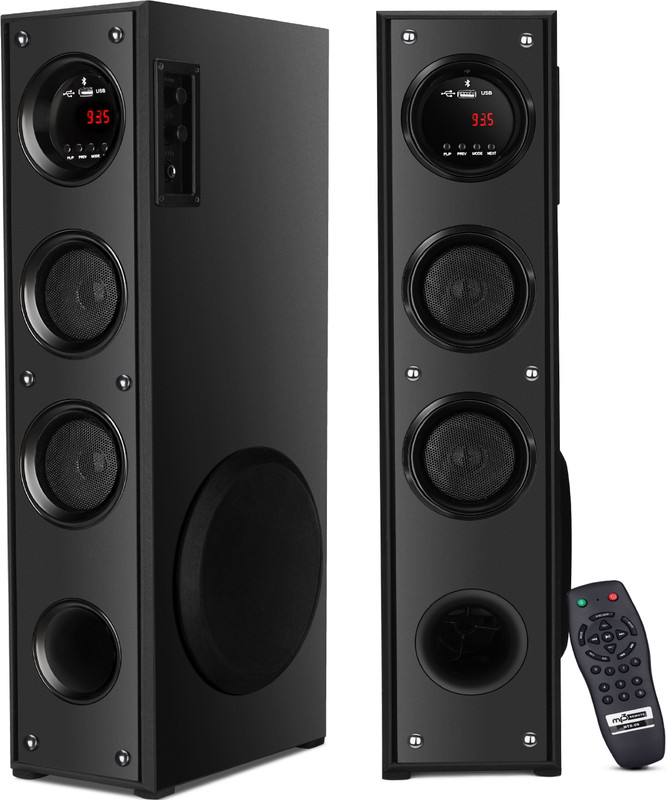 RZG DJ Bluetooth Music System Home theater 120 W Bluetooth Tower Speaker(Black, 3 Channel)