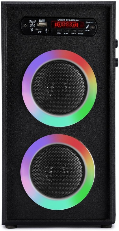Quaranel 7JF-JK 40 W Bluetooth Tower Speaker(Black, 3 Channel)