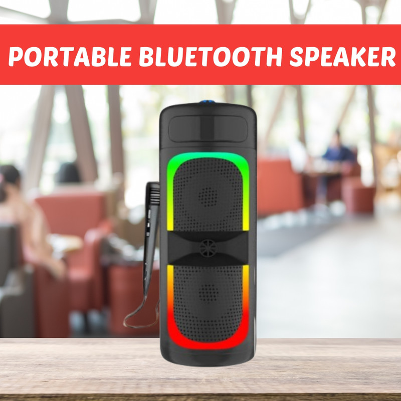 SACRO London (WIRELESS BLUETOOTH TOWER SPEAKER) HD Sound Quality With wired MicA217 40 W Bluetooth Tower Speaker(Black, 4.1 Channel)