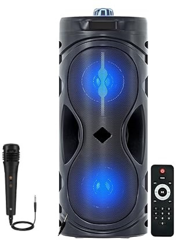 LIMBRO rk45 speaker with mic 50 W Bluetooth Tower Speaker(Black, Mono Channel)