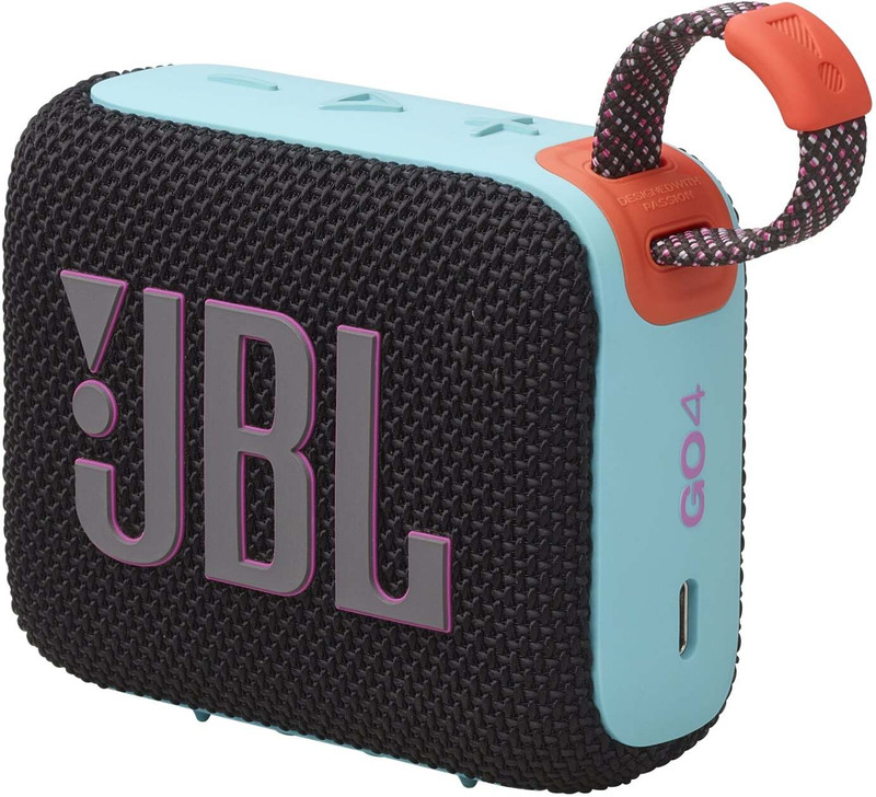 JBL Go 4, Wireless Ultra Portable, 4.2 W Bluetooth Speaker(Black & Orange, Mono Channel)