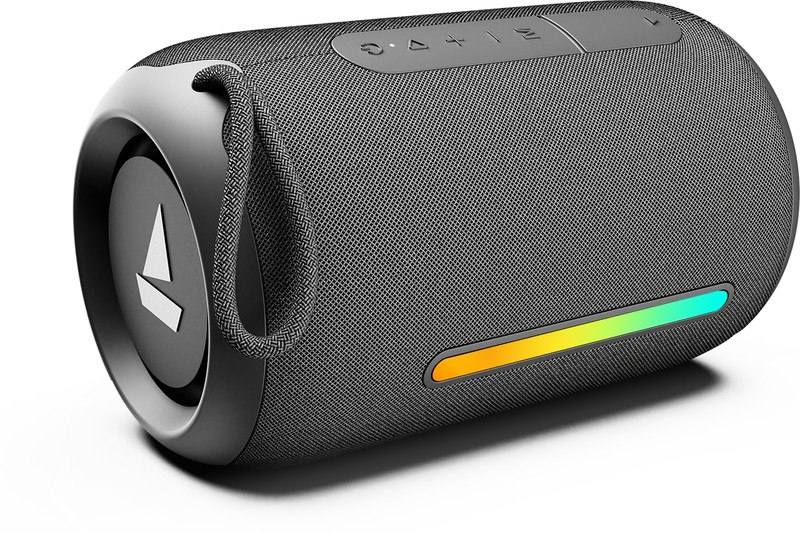 boAt Stone 350 Pro/358 Pro, Music Streaming on JioSaavn,12 HRS Playback, IPX5 14 W Bluetooth Speaker(Groovy Grey, Mono Channel)