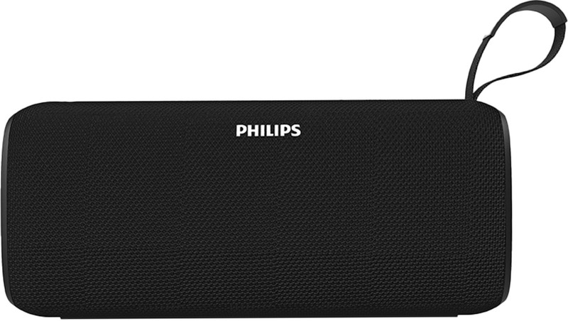 PHILIPS TAS2400BK 32W Speaker with Stereo, 2400mAh Battery, BT v5.3, IPX4 Proof, TF/USB 32 W Bluetooth Speaker(Black, 2.0 Channel)