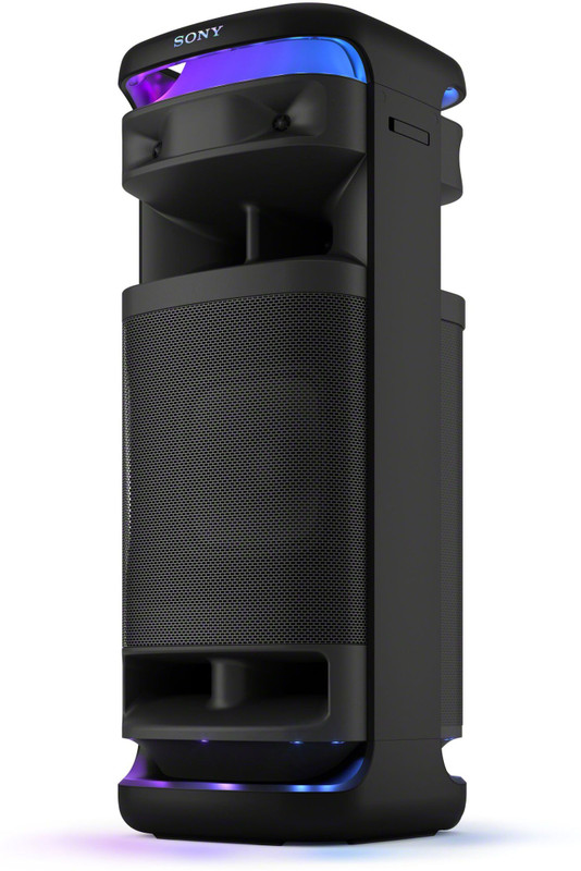 SONY Tower10 Massive BASS & Power with Wireless Mic,360 Sound &Light Bluetooth Party Speaker(Black, Stereo Channel)