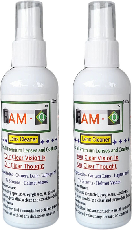 FAM - Q Lens cleaner  Lens Cleaner(200 ml, NA inch, Pack of 2)