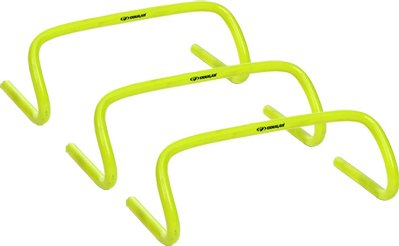 COUGAR Agility Eco Hurdle 12" (Set of 3) Speed Soccer PVC Tube Built for Field Training Plastic Speed Hurdles(For Adults Pack of 3)